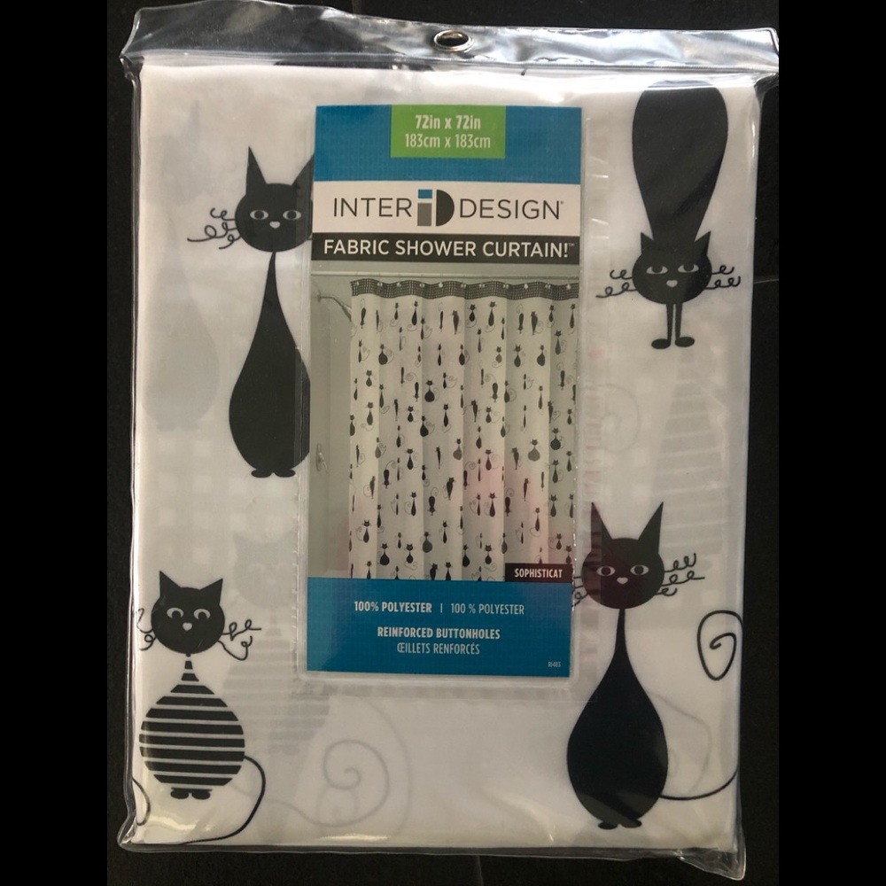Shower Curtain Cats